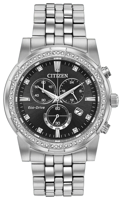 Citizen Crystal Eco-Drive Mens Watch AT2450-58E