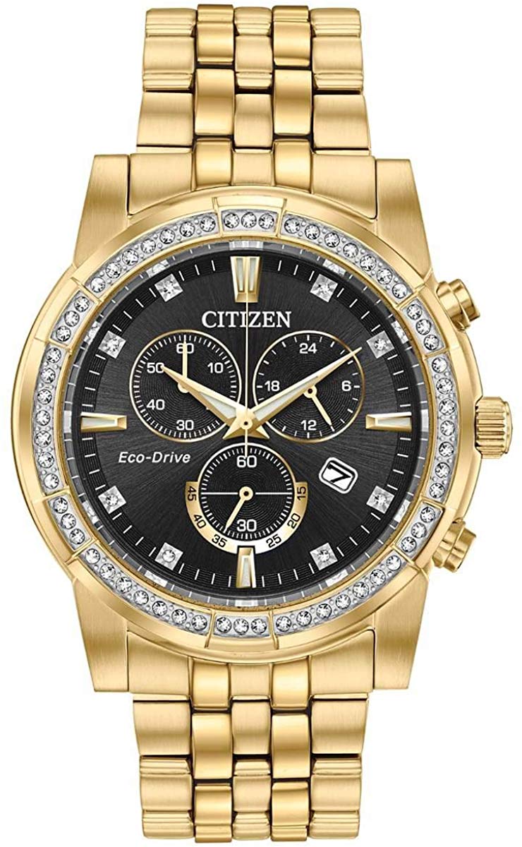 Citizen Crystal Eco-Drive Mens Watch AT2452-52E
