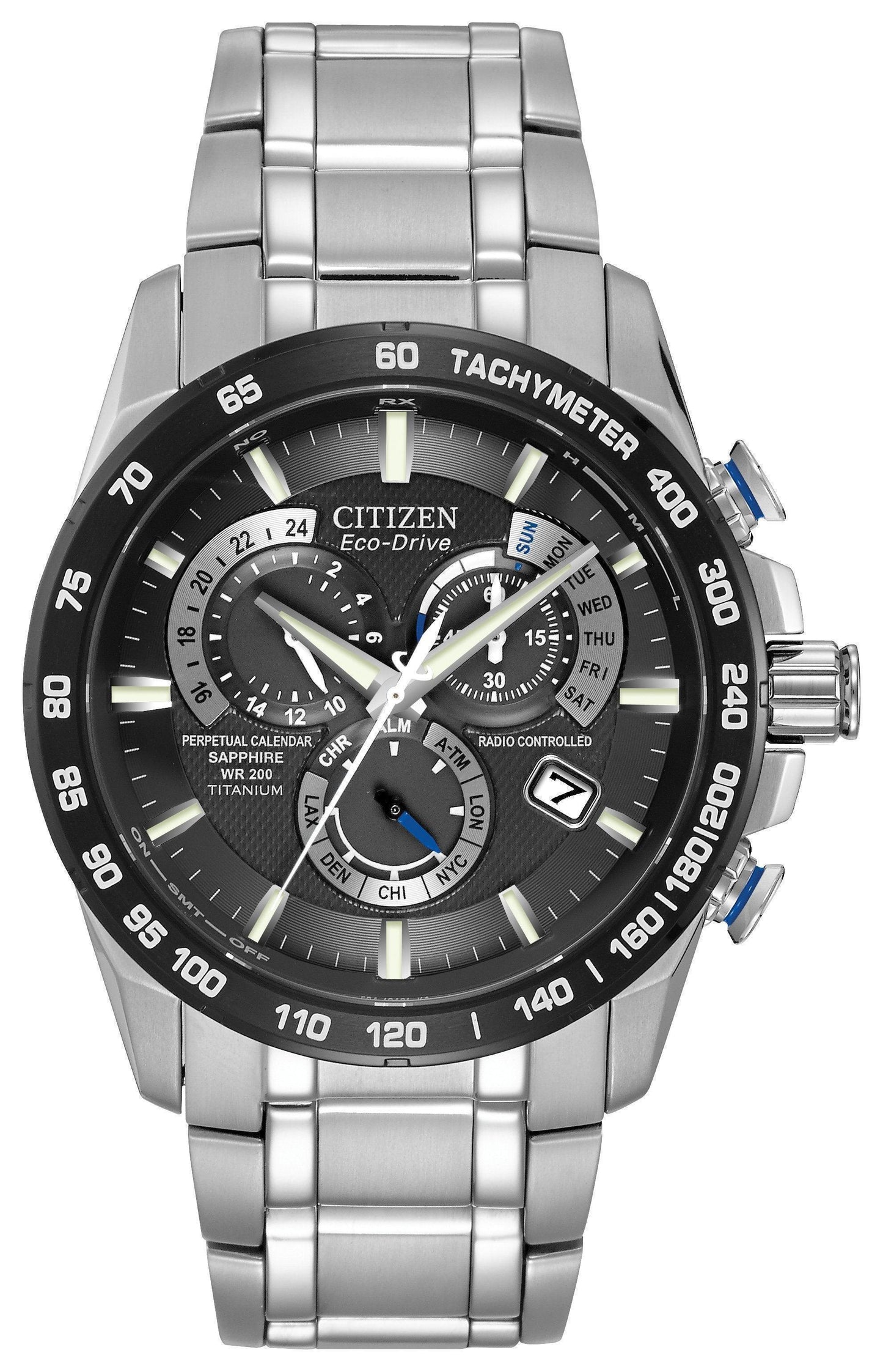 Citizen Perpetual Chrono A-T Eco-Drive Mens Watch AT4010-50E