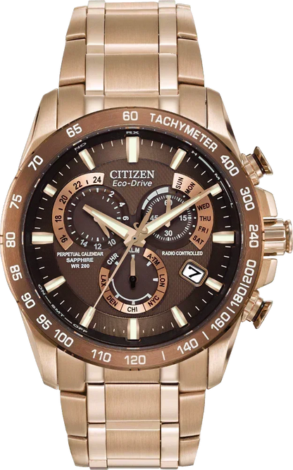 Citizen Perpetual Chrono A-T Eco-Drive Mens Watch AT4106-52X
