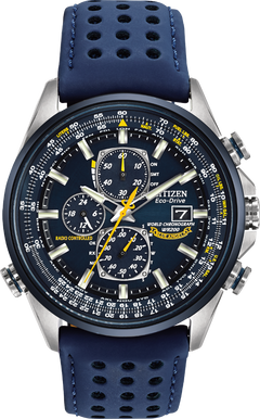 Citizen Men's Blue Angels World Chronograph Eco Drive Watch AT8020-54L