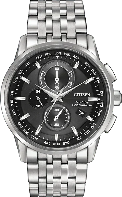 Citizen World Chronograph A-T Eco-Drive Mens Watch AT8110-53E