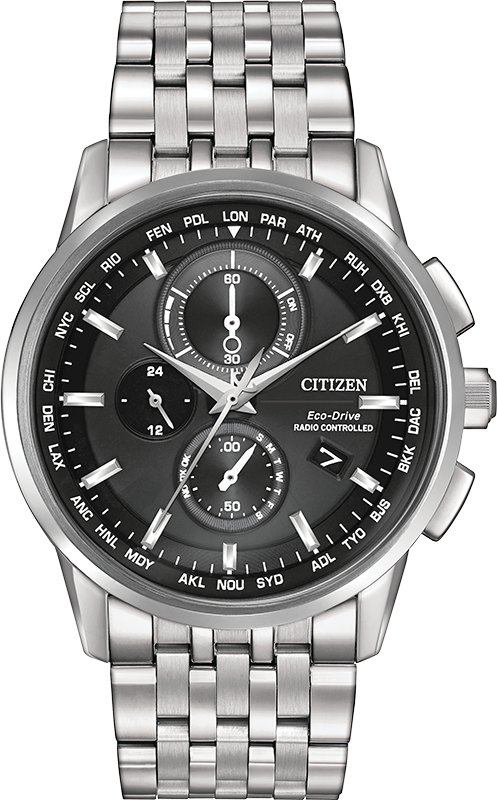 Citizen World Chronograph A-T Eco-Drive Mens Watch AT8110-53E