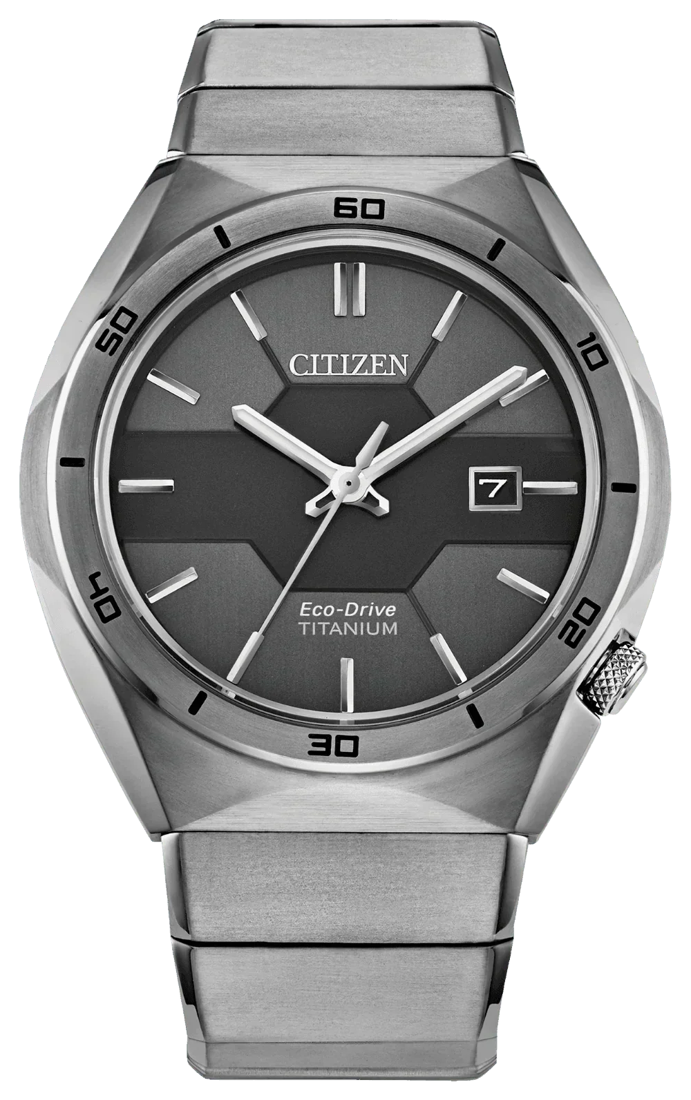 Citizen Super Titanium Armor Eco-Drive Mens Watch AW1660-51H