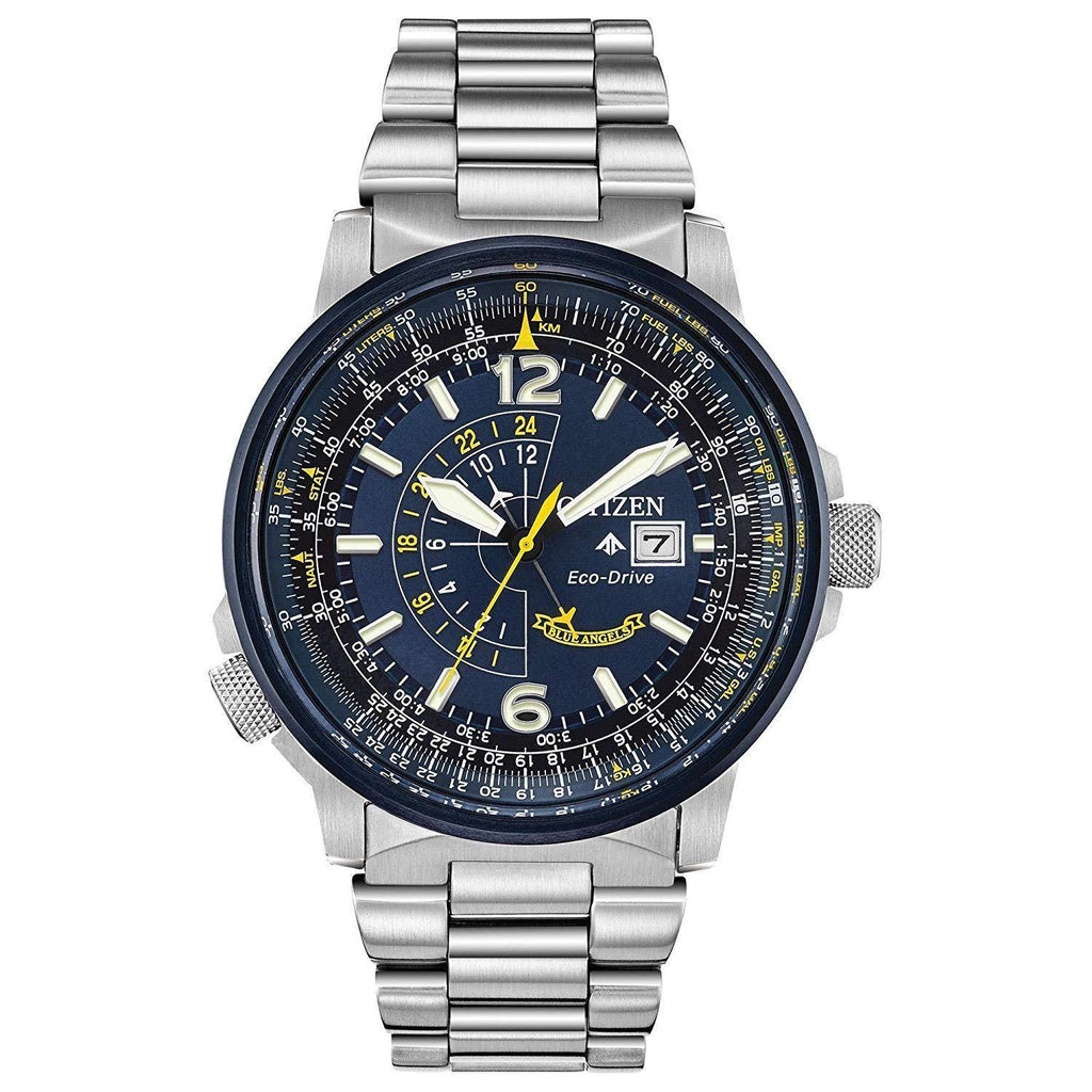 Citizen Eco Drive Blue Angels Nighthawk Men s Watch BJ7006 56L Obsessions Jewellery