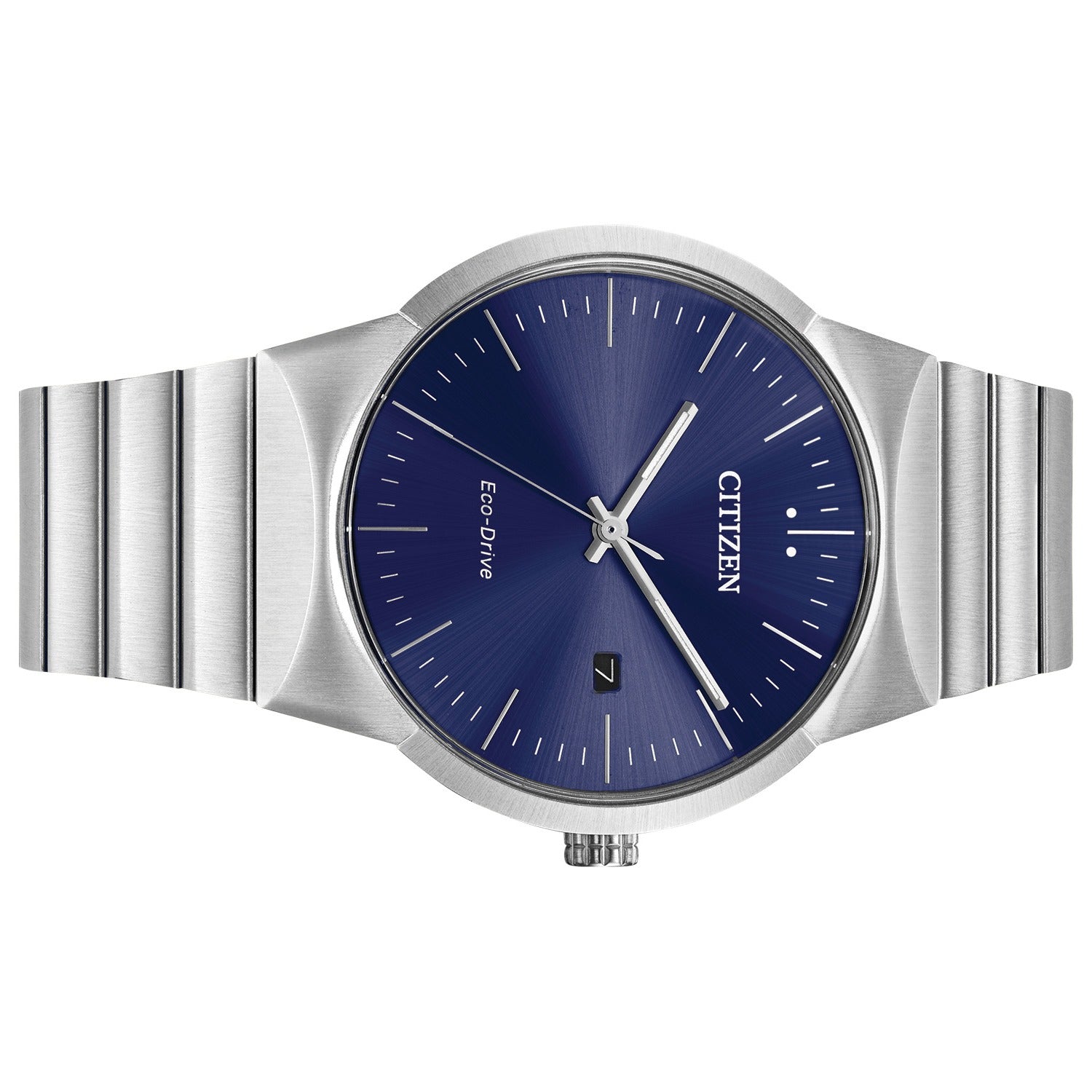 Citizen eco drive hot sale mens watch blue face