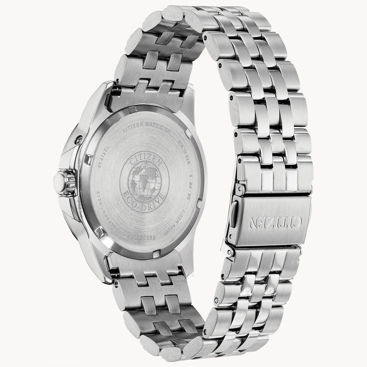 Citizen World Time Perpetual Calendar Eco-Drive Mens Watch BX1000-57E