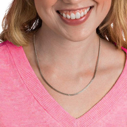 Sterling Silver 20" 3mm Curb Link Chain