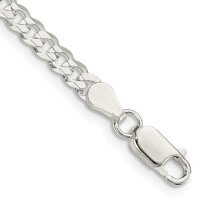 Sterling Silver 22" 3.8mm Curb Link Chain