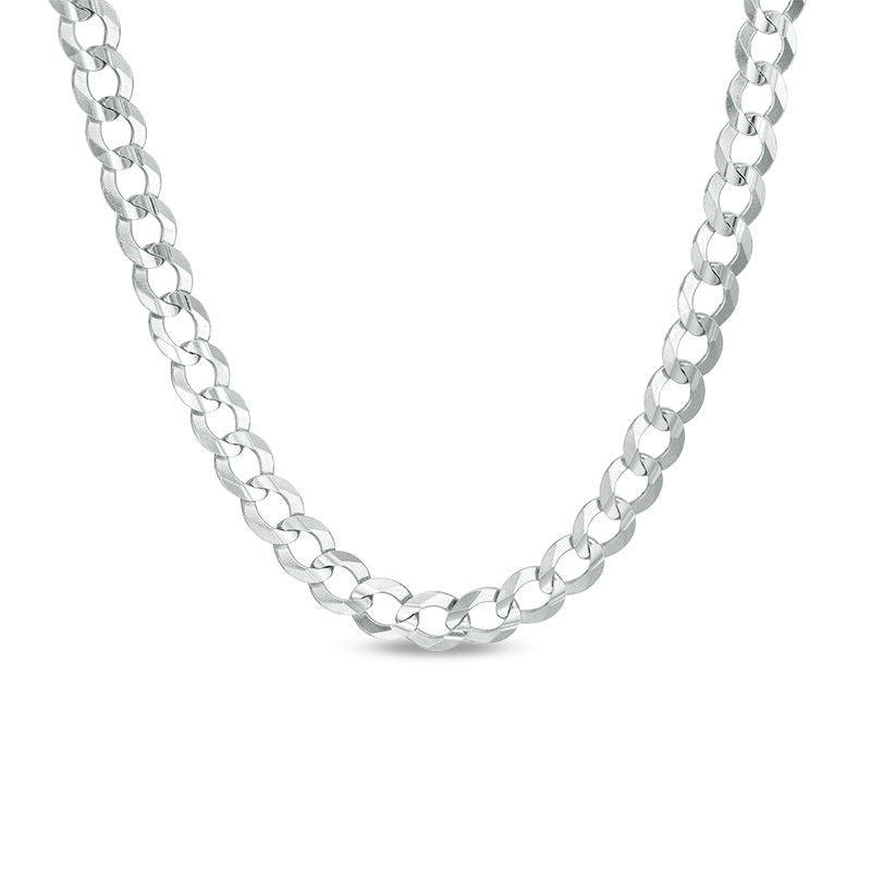 Sterling Silver 20&quot; 5.7mm Men&#39;s Curb Link Chain