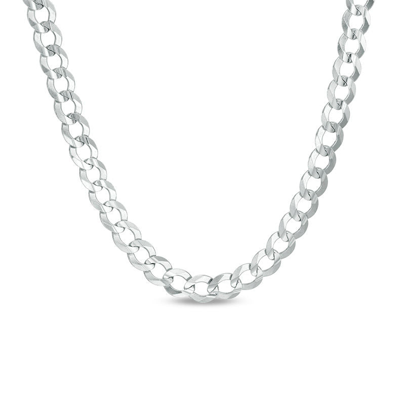 Sterling Silver 24&quot; 5.7mm Men&#39;s Curb Link Chain