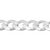 Sterling Silver Italian 24" 10.9mm Men's Curb Link Chain