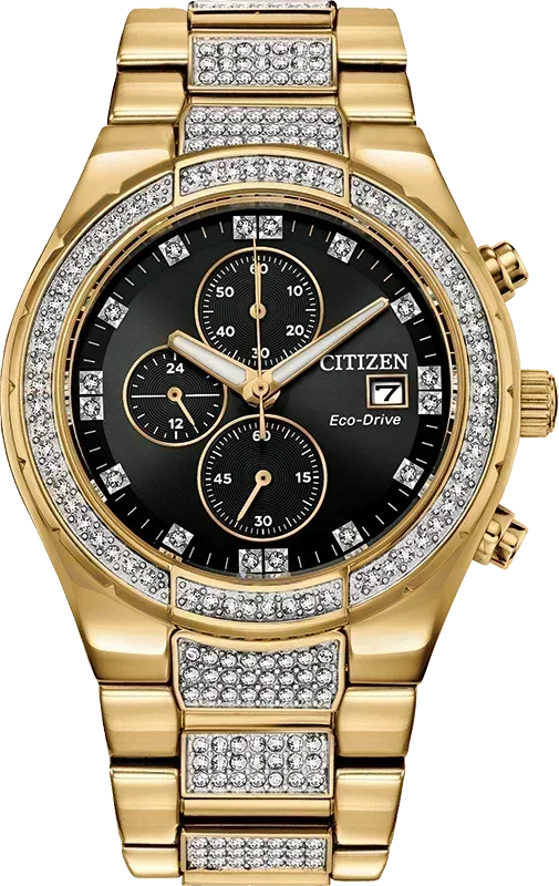 Citizen Crystal Eco-Drive Mens Watch CA0752-58E