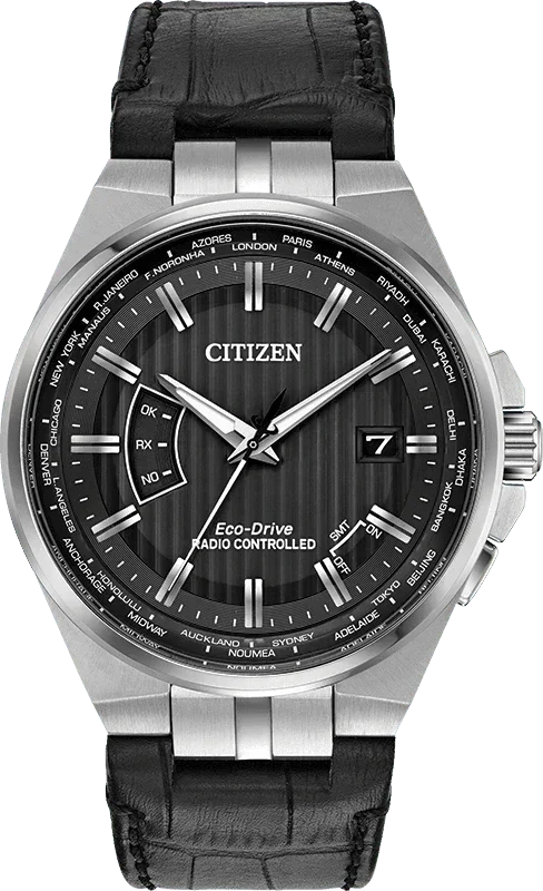 Citizen World Perpetual A-T Eco-Drive Mens Watch CB0160-00E