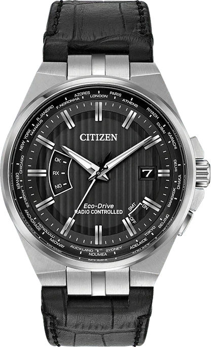Citizen World Perpetual A-T Eco-Drive Mens Watch CB0160-00E