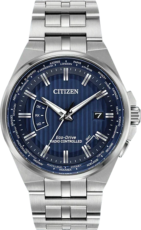 Citizen World Perpetual A-T Eco-Drive Mens Watch CB0160-51L