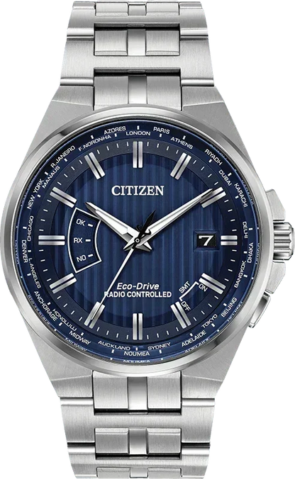 Citizen World Perpetual A-T Eco-Drive Mens Watch CB0160-51L