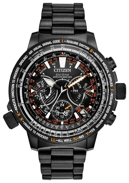 Citizen Limited Edition Satellite Wave GPS Eco-Drive Mens Watch CC7015-55E