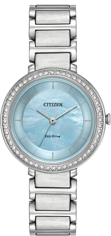 Citizen Silhouette Eco-Drive Crystal Womens Watch EM0480-52N
