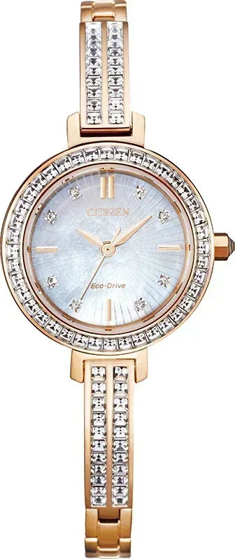 Citizen Silhouette Crystal Eco-Drive Womens Watch EM0863-53D