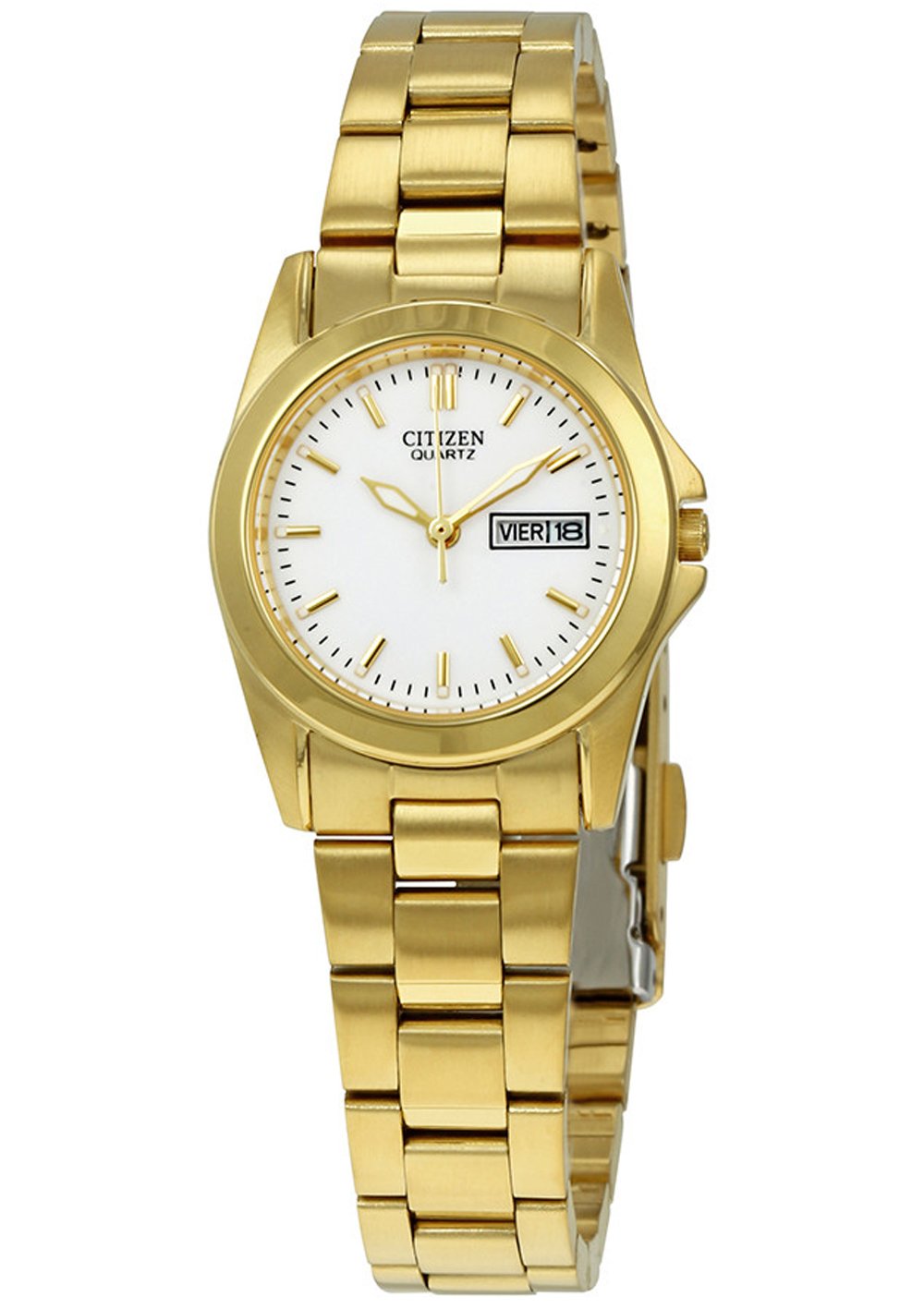 Citizen Quartz Gold-Tone Stainless Steel Women's Watch EQ0562-54A