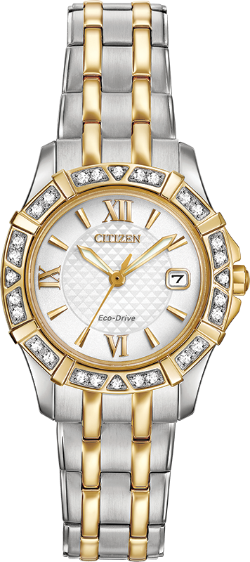 Citizen Silhouette Eco-Drive Diamonds Womens Watch EW2364-50A