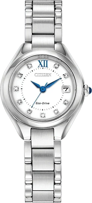 Citizen Silhouette Eco-Drive Crystal Womens Watch EW2540-83A