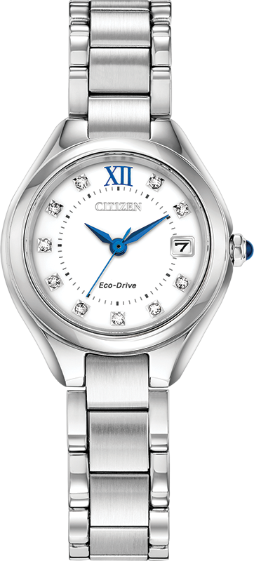 Citizen Silhouette Eco-Drive Crystal Womens Watch EW2540-83A