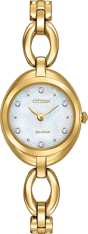Citizen Silhouette Eco-Drive Crystal Womens Watch EX1432-51D