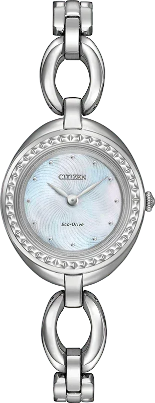 Citizen Silhouette Eco-Drive Crystal Womens Watch EX1440-61D