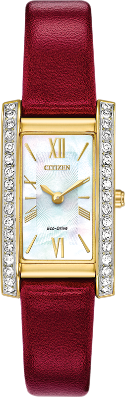 Citizen Silhouette Eco-Drive Crystal Womens Watch EX1472-05D