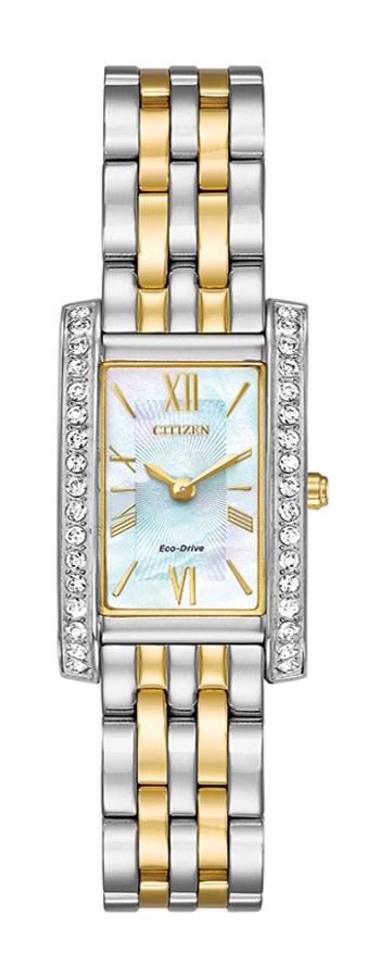 Citizen Silhouette Eco-Drive Crystal Womens Watch EX1474-51D