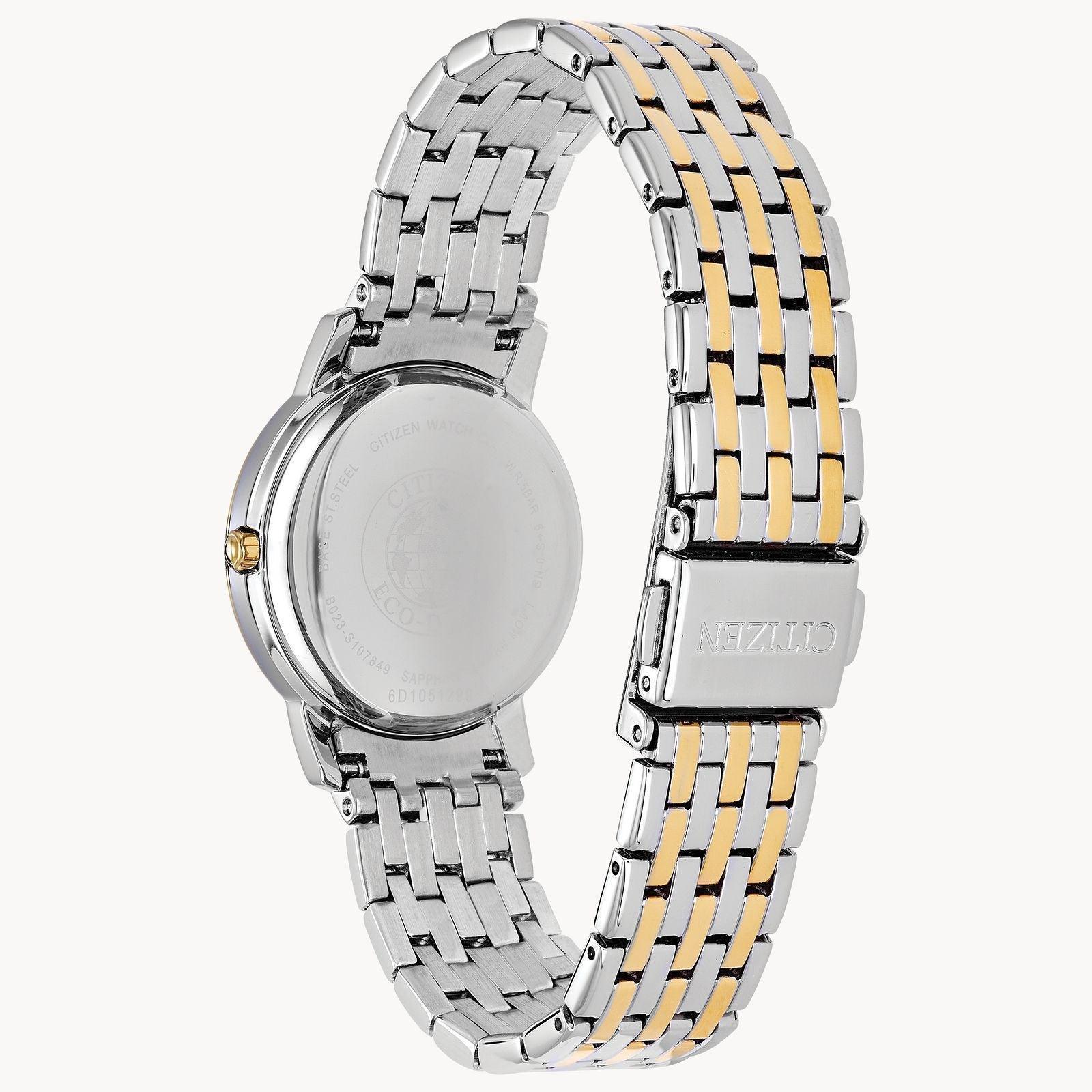 Citizen Silhouette Eco-Drive Crystal Womens Watch EX1484-57D