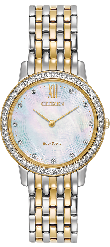 Citizen Silhouette Eco-Drive Crystal Womens Watch EX1484-57D