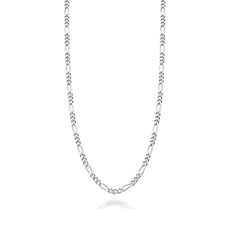 Sterling Silver 22" 2.9mm Italian Figaro Link Chain