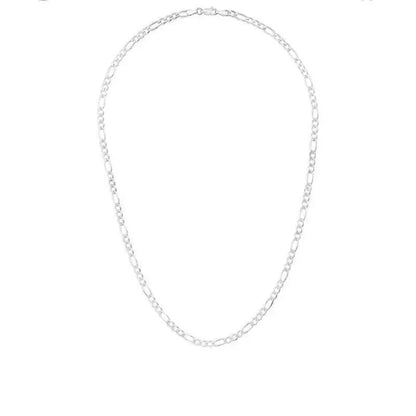 Sterling Silver 22" 3.8mm Italian Figaro Link Chain