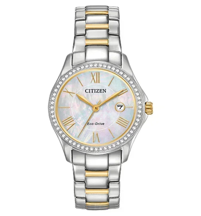 Citizen Eco Drive Silhouette Crystal Women's Watch FE1148-84D