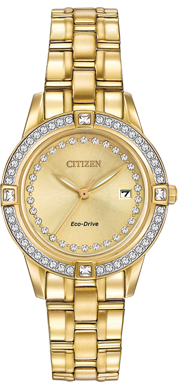 Citizen Silhouette Eco-Drive Crystal Womens Watch FE1152-52P