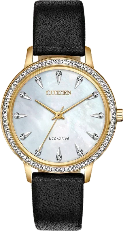 Citizen Silhouette Eco-Drive Crystal Womens Watch FE7042-07D