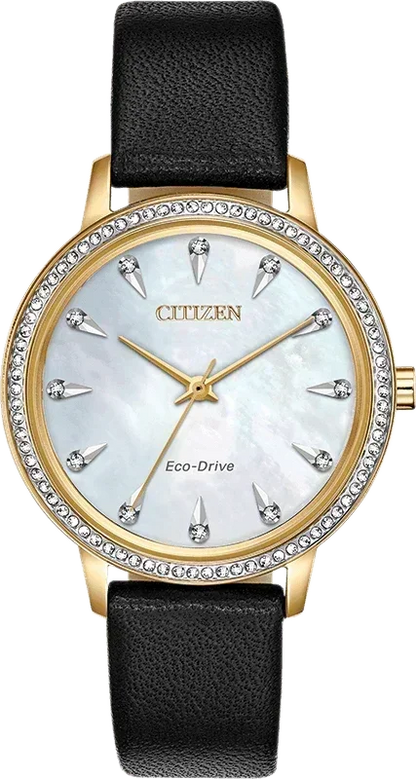 Citizen Silhouette Eco-Drive Crystal Womens Watch FE7042-07D