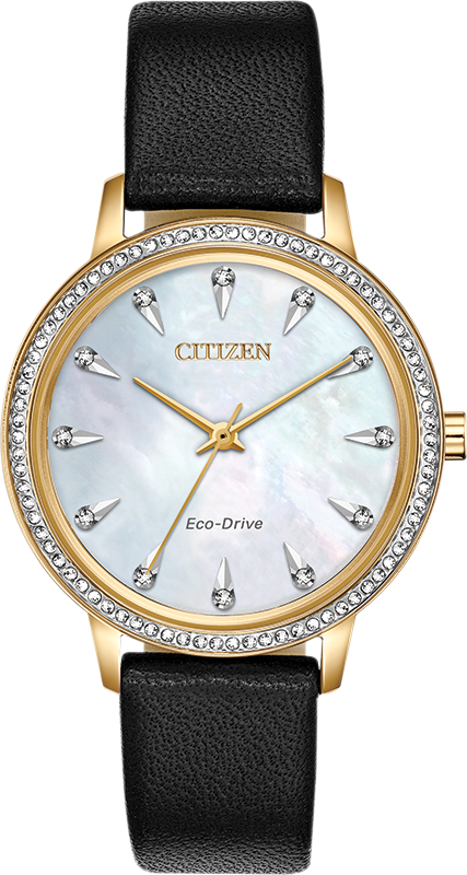 Citizen Silhouette Eco-Drive Crystal Womens Watch FE7042-07D