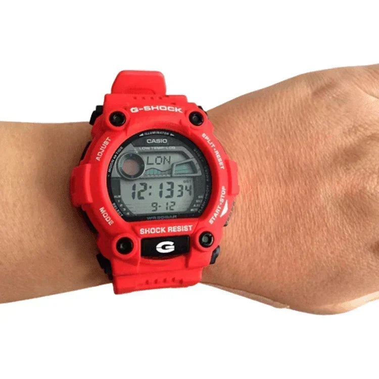 Casio g shock clearance rescue red