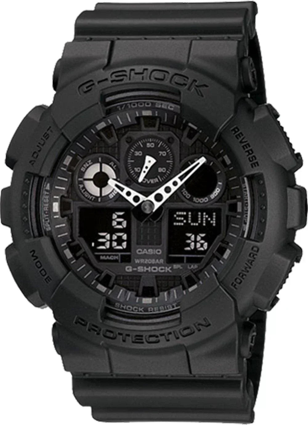 G-Shock Military Series Black Men's Watch GA100-1A1 Obsessions