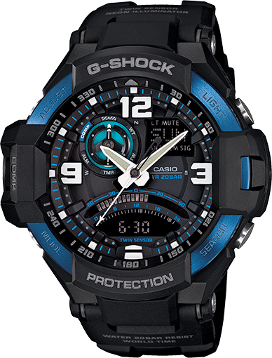 G-Shock Master of Gravity Stylish Men&#39;s Watch GA1000-2B