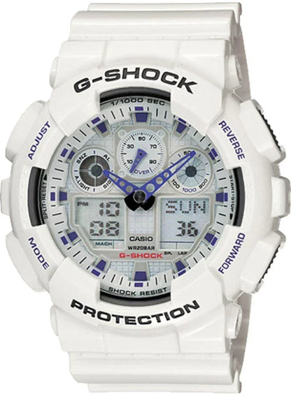G-Shock X-Large White Resin Sport Men's Watch GA100A-7A