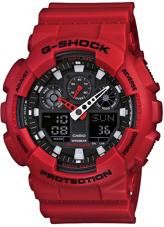 G-Shock Quartz Mens Watch GA100B-4A