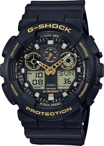 G-Shock Analog-Digital Black Strap Men's Watch GA100GBX-1A9