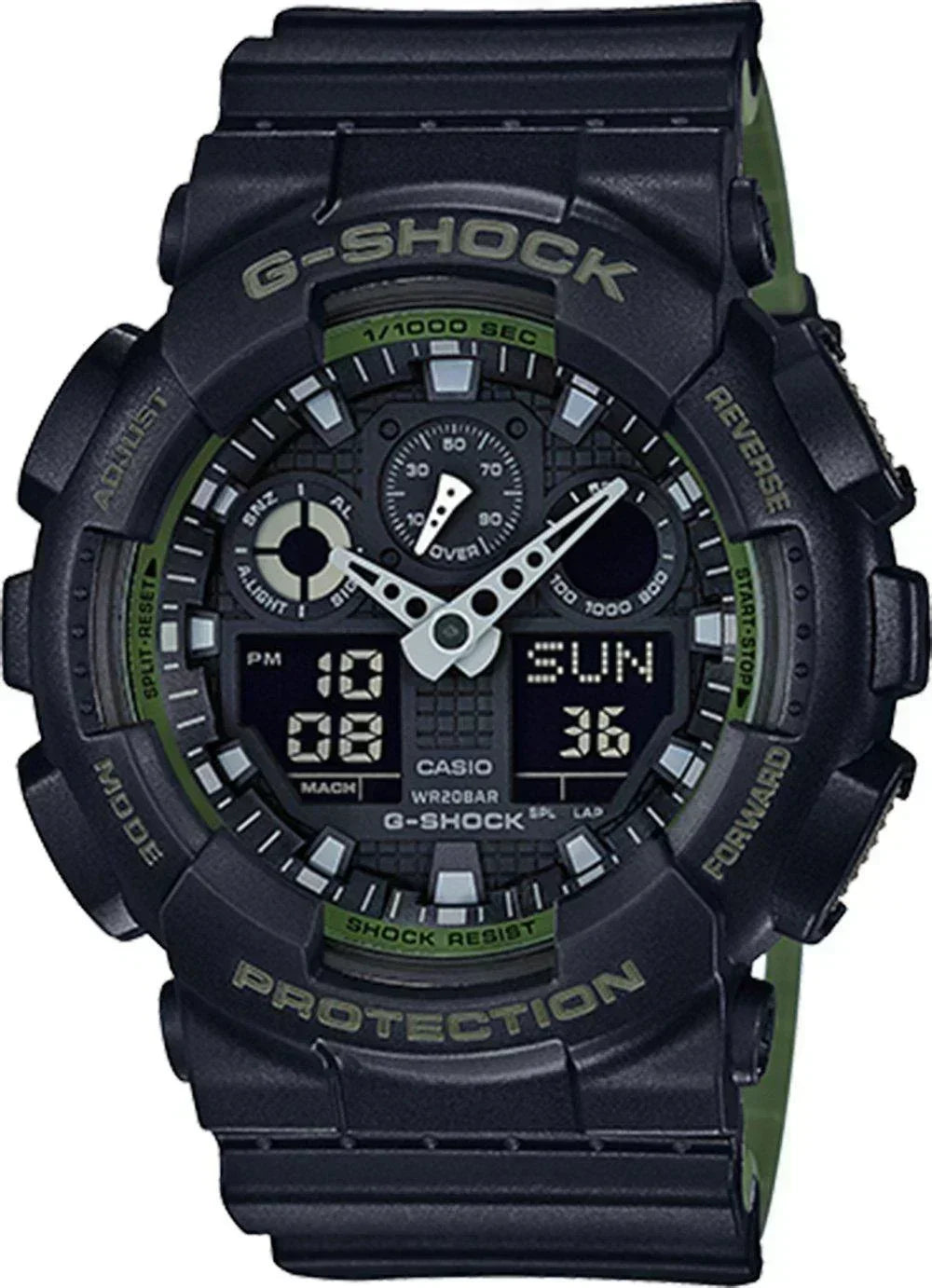 G-Shock GA-100 Military Series Men's Watch GA100L-1A