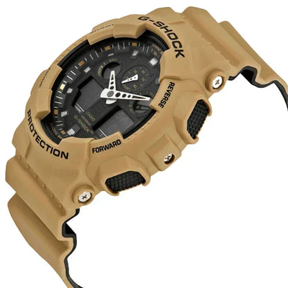 G-Shock Anti-Magnetic Khaki and Black Resin Men's Watch GA100L-8A