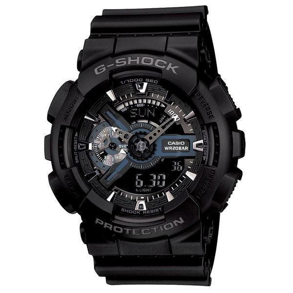 G-Shock Ana-digi World Time Black Dial Men's watch GA110-1B